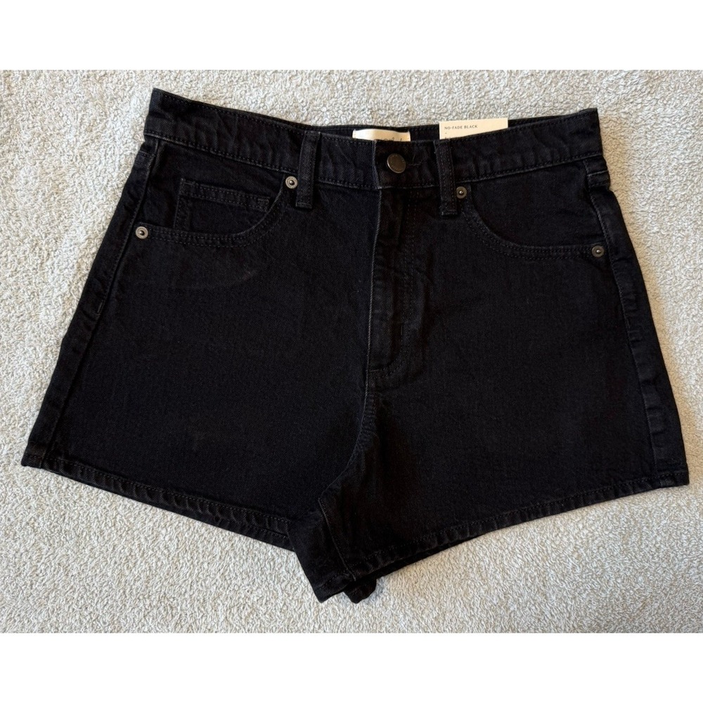 SALE - 3/$25 NWT Universal Thread High Rise 90s‎ Cutoff Shorts Black Womens 6